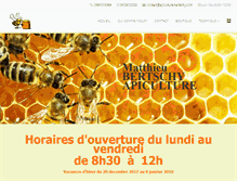 Tablet Screenshot of apiculture-bertschy.com